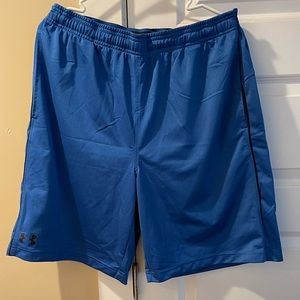 Blue under armour mesh shorts